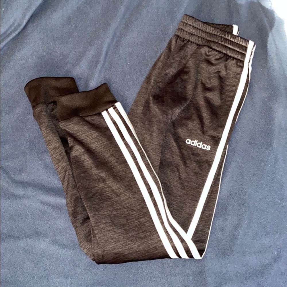 Charcoal Grey & White Sweatpants/Joggers